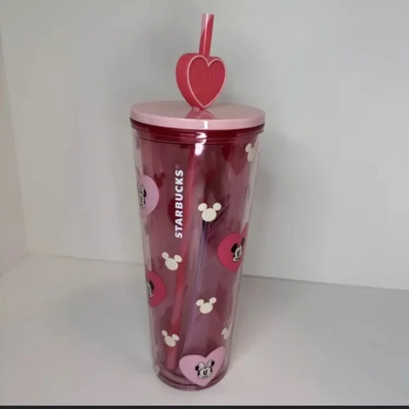 Starbucks Disney Mickey Minnie Valentine’s Day Tumbler - Picture 1 of 6